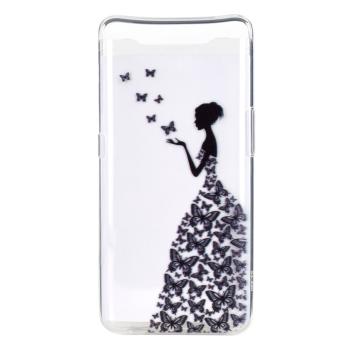 ART TPU Ochranný kryt Samsung Galaxy A80 BUTTERFLY GIRL