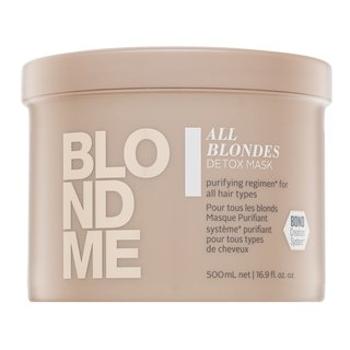 Schwarzkopf Professional BlondMe All Blondes Detox Mask posilňujúca maska pre blond vlasy 500 ml