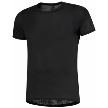 extrémne funkčnou športové tričko Rogelli KITE s krátkym rukávom, čierne 070.015 S/M