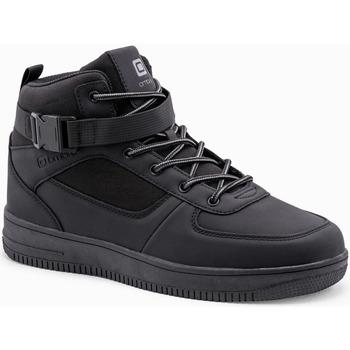 Ombre  Nízka obuv do mesta Pánske sneakers topánky T317 - čierna  viacfarebny