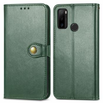 LEATHER BUCKLE Peňaženkový obal Ulefone Note 10 zelený