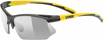 UVEX Sportstyle 802 V Black Matt/Sunbee/Variomatic Smoke