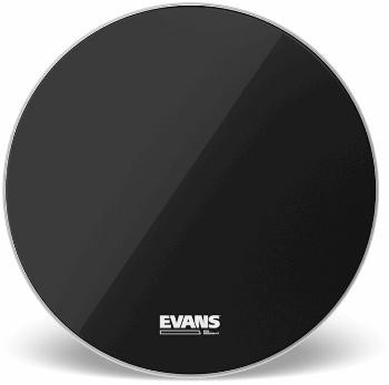 Evans BD22RB-NP EQ3 Resonant Black NO PORT 22" Čierna Rezonančná blana na bubon