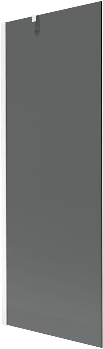 MEXEN/S - Next vaňová zástena FIX 70 x 150 cm, grafit, biela 895-070-000-00-40-20