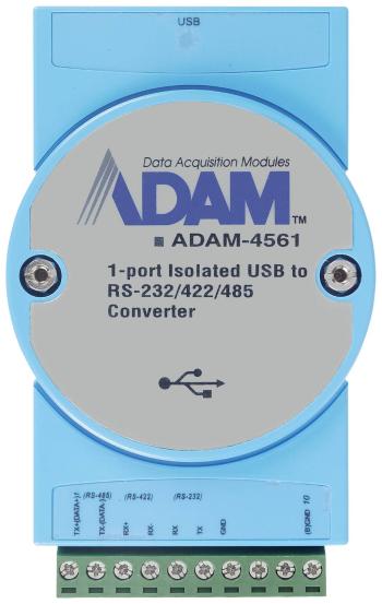 Advantech ADAM-4561 konvertor rozhrania RS-232, RS-422, RS-485, USB  Počet výstupov: 1 x  5 V/DC