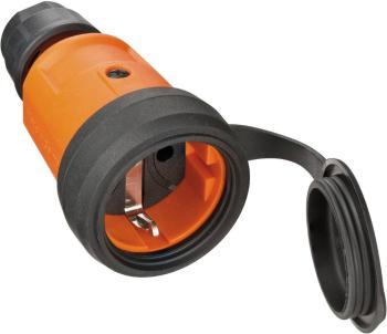 Brennenstuhl professionalLINE 9837550 prepojka SchuKo plast  230 V čierna, oranžová IP44