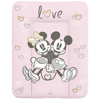 CEBA BABY prebaľovacia podložka mäkká na komodu 50 × 70 cm, Disney Minnie & Mickey Pink (5907672336633)