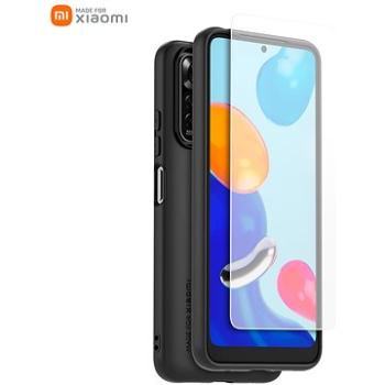 OEM Made for Xiaomi TPU Kryt + Tvrdené Sklo na Xiaomi Redmi Note 11/11s Black (WICASETPURNOTE11/11S)