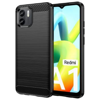 MG Carbon silikónový kryt na Xiaomi Redmi A1, čierny