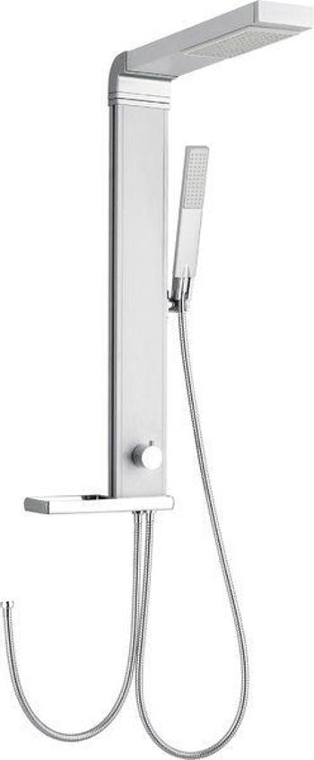 AQUALINE - ROME sprchový stĺp, v. 822mm, hliník SL760