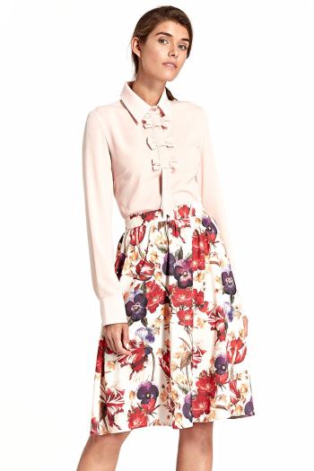 Viacfarebná kvetovaná sukňa SP40