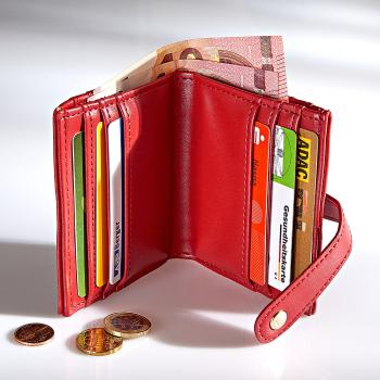 Magnet 3Pagen Elegantná peňaženka na karty červená