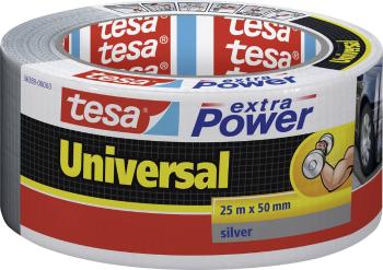 tesa UNIVERSAL 56388-00000-12 páska so skleným vláknom tesa® Extra Power strieborná (d x š) 25 m x 50 mm 1 ks