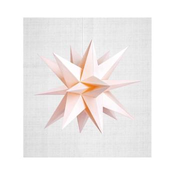 Ružová svietiaca hviezda Markslöjd Skilling, ø 50 cm