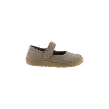 Victoria  Barefoot Baby Shoes 370106 - Taupe  Derbie Béžová