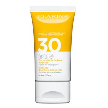 Clarins Pleťový gélový olej na opaľovanie SPF 30 (Invisible Sun Care Gel-to-Oil) 50 ml