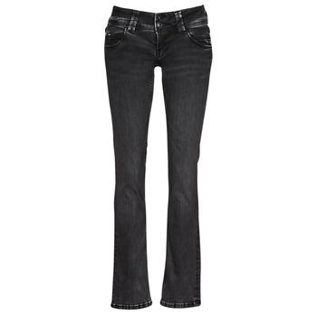 Pepe jeans  Rovné džínsy VENUS  Čierna