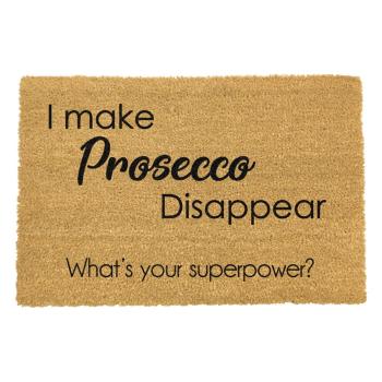 Rohožka z prírodného kokosového vlákna Artsy Doormats I Make Prosecco Disappear, 40 x 60 cm