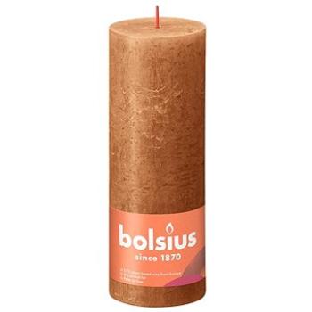 BOLSIUS rustikálna stĺpová korenená hnedá 190 × 68 mm (8717847149503)