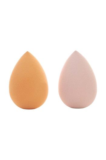 Súprava hubiek na make-up Danielle Beauty Peach Blender Duo 2-pak