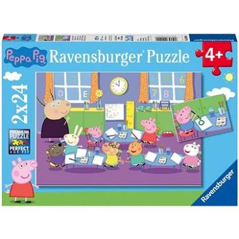 Ravensburger puzzle 090990 Prasiatko Peppa 2× 24 dielikov (4005556090990)