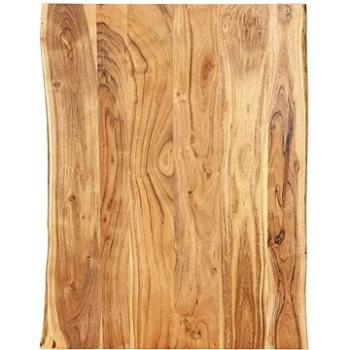 Stolná doska masívne akáciové drevo 80 × (50–60) × 2,5 cm (286329)