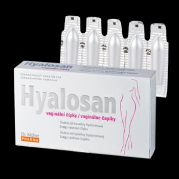 Dr. Müller Pharma HYALOSAN vaginálne čapíky s kyselinou hyalurónovou 10 ks