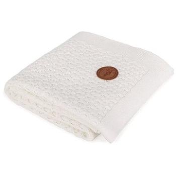 CEBA deka pletená v darčekovom balení krémové farby, 90 × 90 cm (5907672327471)