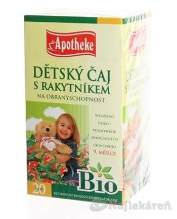 APOTHEKE BIO SELECTION DETSKÝ ČAJ S RAKYTNÍKOM, 20x1,5 g