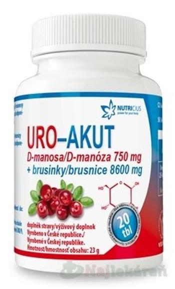 Nutricius Uro Akut 20 tabliet