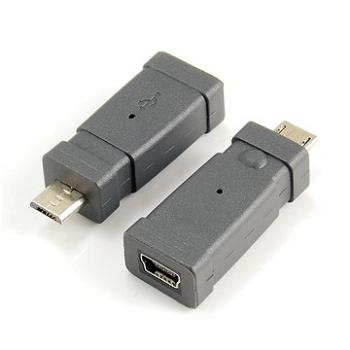 PremiumCord USB redukcia  Mini 5 PIN/female – Micro USB/male (kur-25)