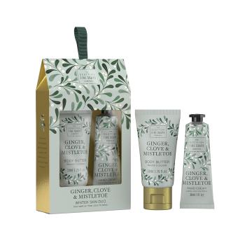 Scottish Fine Soaps Darčeková sada starostlivosti o telo Winter Skin Zázvor, Klinčeky & Imelo