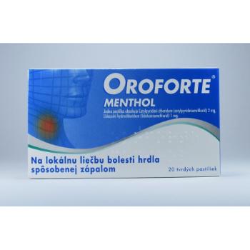 Oroforte menthol 20 pastiliek