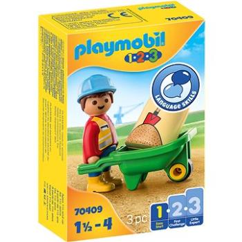 Playmobil 70409 Stavebný robotník s fúrikom (4008789704092)