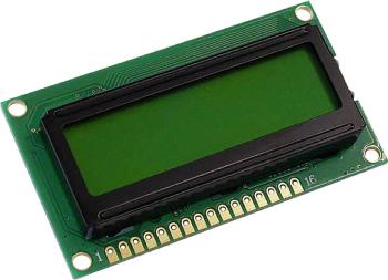 Display Elektronik LCD displej   žltozelená 16 x 2 Pixel (š x v x h) 65.5 x 36.7 x 9.6 mm DEM16226SYH-LY