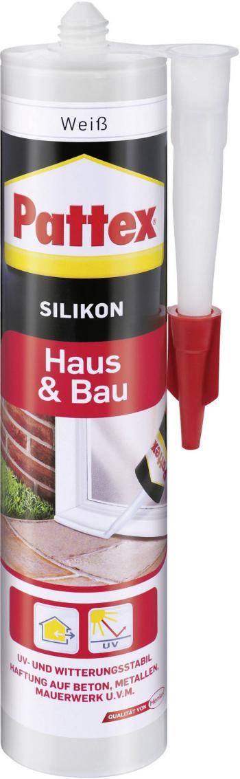 Pattex Haus & Bau silikón  Farba biela PFHBW 300 ml