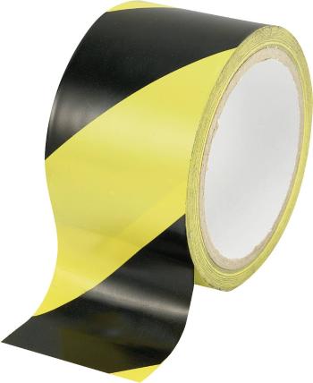 TOOLCRAFT WT-YB 1564134 značiace páska WT-YB čierna, žltá (d x š) 18 m x 48 mm 1 ks