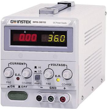 GW Instek SPS-606 laboratórny zdroj s nastaviteľným napätím  0 - 60 V/DC 0 - 6 A 360 W   Počet výstupov 1 x