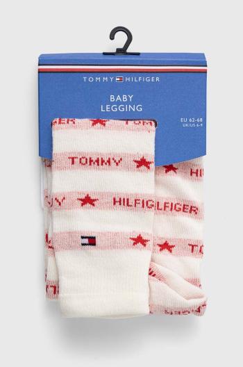 Pančuchy pre bábätká Tommy Hilfiger červená farba