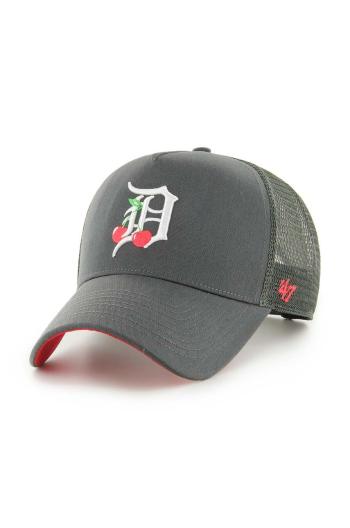 Bavlnená šiltovka 47 brand MLB Detroit Tigers šedá farba, s nášivkou, B-ICNDT09CTP-CC