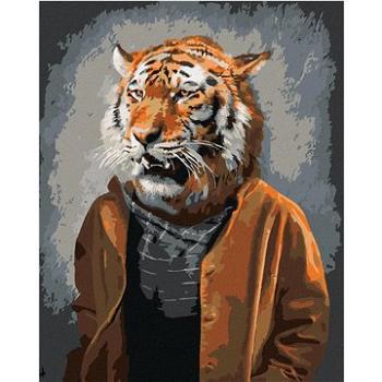 Maľovanie podľa čísel - Tiger v šatoch (HRAbz33508nad)