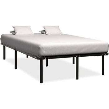 Rám postele čierny kov 160 × 200 cm, 284682
