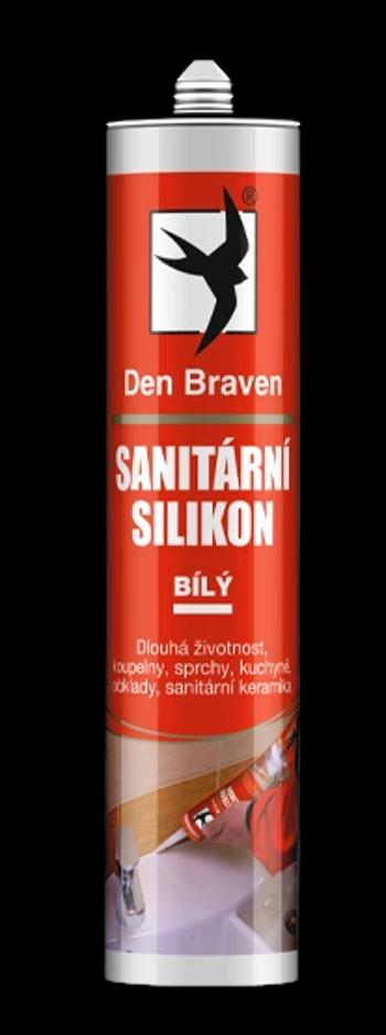 DEN BRAVEN - Sanitárny silikón cierna 310 ml
