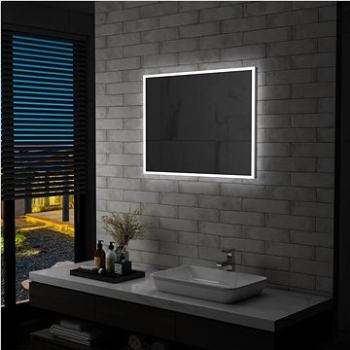 Kúpeľňové nástenné zrkadlo s osvetlením LED 80 x 60 cm (144727)