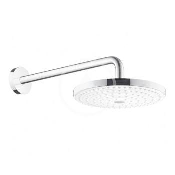 HANSGROHE - Raindance Select S Hlavová sprcha 240, 2 prúdy, EcoSmart 9 l/min, sprchové rameno 390 mm, biela/chróm 26470400