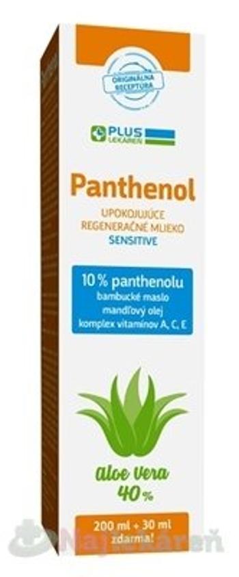 Plus Lekáreň Panthenol 10% telové mlieko sensitive upokojujúce 230 ml