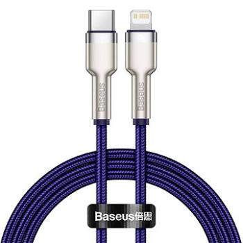 Basesu Cafule Series nabíjací/dátový kábel USB-C na Lightning PD 20 W 2 m, fialový (CATLJK-B05)