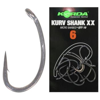 Korda háčiky kurv shank xx 10 ks - veľkosť 8