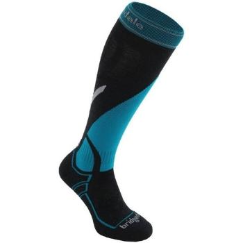 Ponožky Bridgedale Ski Midweight gunmetal/blue/003 L (9-11,5) UK