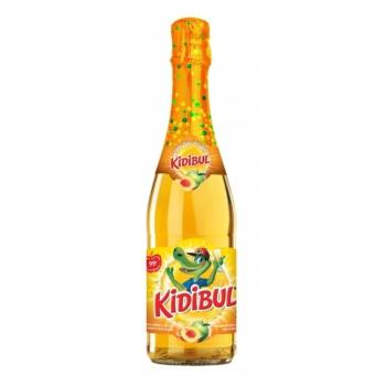 KIDIBUL Detský šumivý nápoj jablko, broskyňa 750 ml